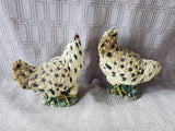 Pair of Young's Inc. Resin Chicken Figurines (A)