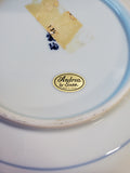 Pair of Andrea by Sadek Blue and White Mum Decorative Plates