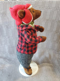 Teddy Bear Holiday Figurine