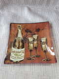 Wine Bottle Trinket Dish