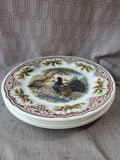 Set of 4 Royal Stafford Turkey Dinner Plates