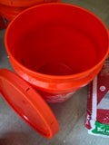 40 lb Unopened Bag of Ice Melt w/5 Gal Bucket and Lid (four available, priced separately)