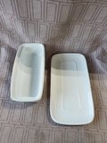 White Ceramic Butter Dish