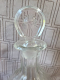 (A) Clear Glass "Claret" Decanter