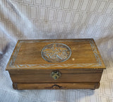 Vintage Wooden Jewelry Box