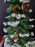 (A) Lot of 5 Tabletop Christmas Trees