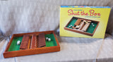 Solid Wood Shut the Box Strategic Numbers Game