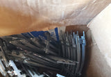 Box of Metal Model Train Tracks