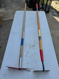 2-Piece Garden Hoe Lot