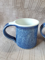 (A) Pair of Quail Run Signed Elizabeth Krome Pottery Mugs
