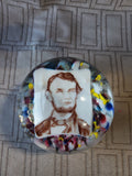 John Degenhart Abraham Lincoln Glass Paperweight