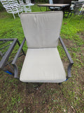 Scott Living Outdoor Bronze Tone Aluminum 3-Piece Lounge Set w/Cushions