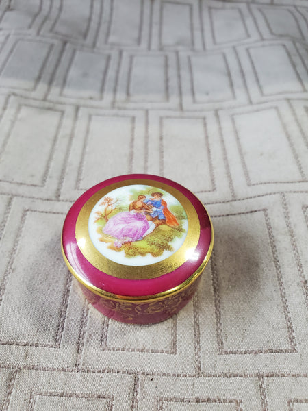 Small Limoges Trinket Box