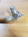 Fire Poker with Brass Horse Head Handle