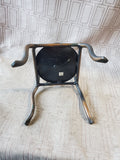 Metal and Beaded Palm Tree Chair Pillar Candle Holder