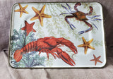 Pottery Barn Melamine Crab, Lobster, and Starfish Serving Tray
