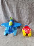 Pair of Plastic Airplane Toys