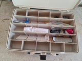 Plano 2-Layer Tackle Box w/Lots of Supplies