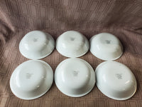 Set of 6 Corelle by Corning Striped Bowls