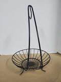 Black Metal Wire Fruit Basket