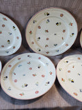 Set of 6 Villeroy & Boch "Petite Fleur" Dinner Plates