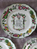 Lot of 5 Gourmet Days of the Week Dinner Plates