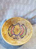 Hand Woven Geometric Pattern Basket