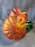 Waterford Holiday Heirloom Hand Blown Glass "Harvest Pumpkin Patch" Ornament