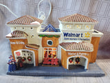 Holiday Time "Walmart Supercenter" Lighted House WORKS (A)