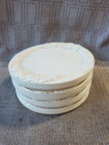 Set of 4 Ceramic Grape Motif Coasters