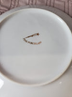 Set of 10 Fine Porcelain Saucers