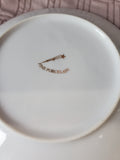Set of 10 Fine Porcelain Saucers