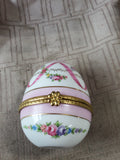 Hand Painted Porcelain Egg Box