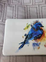 Dean Crouser Ceramic Blue Bird Spoon Rest
