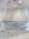 Tiffany & Co. Etched Crystal Square Decanter—Initial "E"