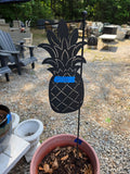 Garden Flag Holder w/Removable Pineapple