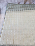 Set of 6 Sage Green Quilted Pattern Fabric Placemats