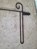 Lighthouse Yard Flag Holder, Black Metal