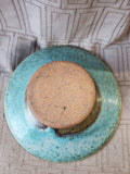 Blue Glazed Pottery Trinket Dish