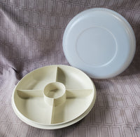 Vintage Tupperware Divided Vegetable Serving Tray