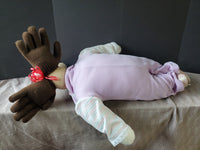Hand Made Stuffed Moose Doll