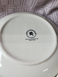 Set of 6 Royal Norfolk Blue Ceramic Salad Plates