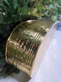 Faux Ivy in Brass Planter