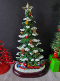 (A) Lot of 5 Tabletop Christmas Trees