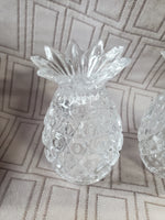 Shannon Crystal Pineapple Salt and Pepper Shaker Set (2 SETS AVAILABLE PRICED INDIVIDUALLY AT $12 EACH)