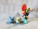 Lot of 3 Miniature Hand Painted Animal Figurines