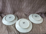 Lot of 3 ValoriHome Lemon Salad Plates