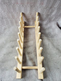 Wooden Plate Rack Cabinet Organizer