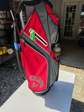 Calloway Women's Big Bertha X-12 Irons (S-4)w/Graphite Shafts + Red Calloway Golf Bag + Putter and Hybrid Club