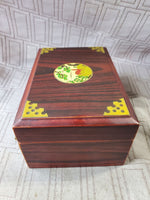 Wooden Deer Jewelry Box with Mirror